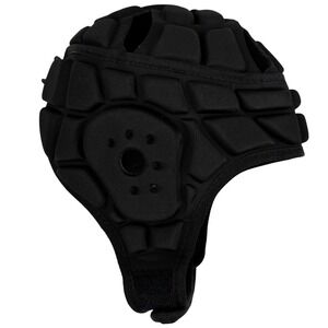 Coolomg Youth Soft Shell Rugby Flag Football Padded Headgear Black S